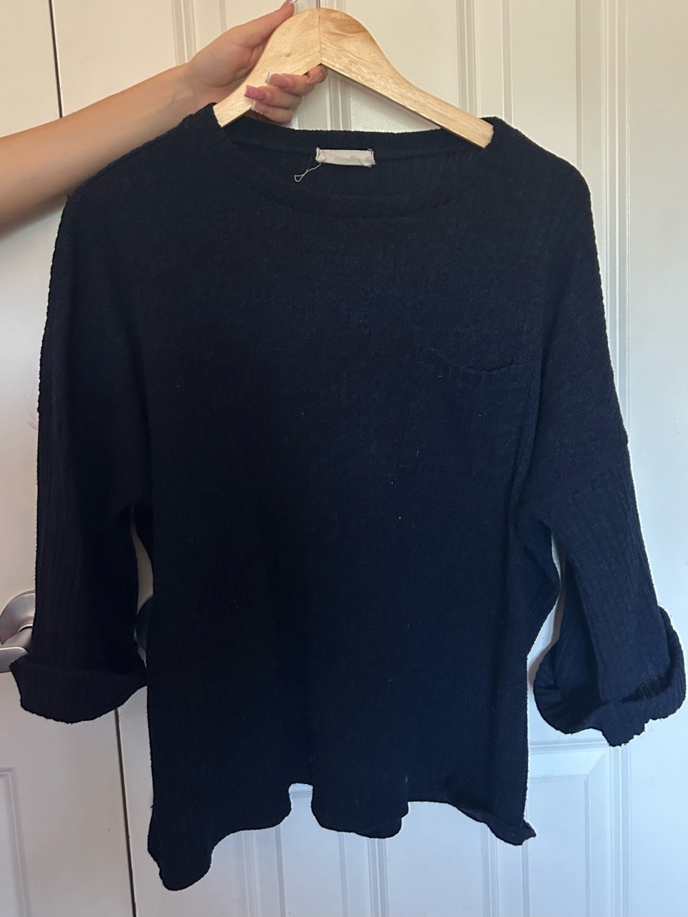Navy Women’s Crewneck Knit Sweater